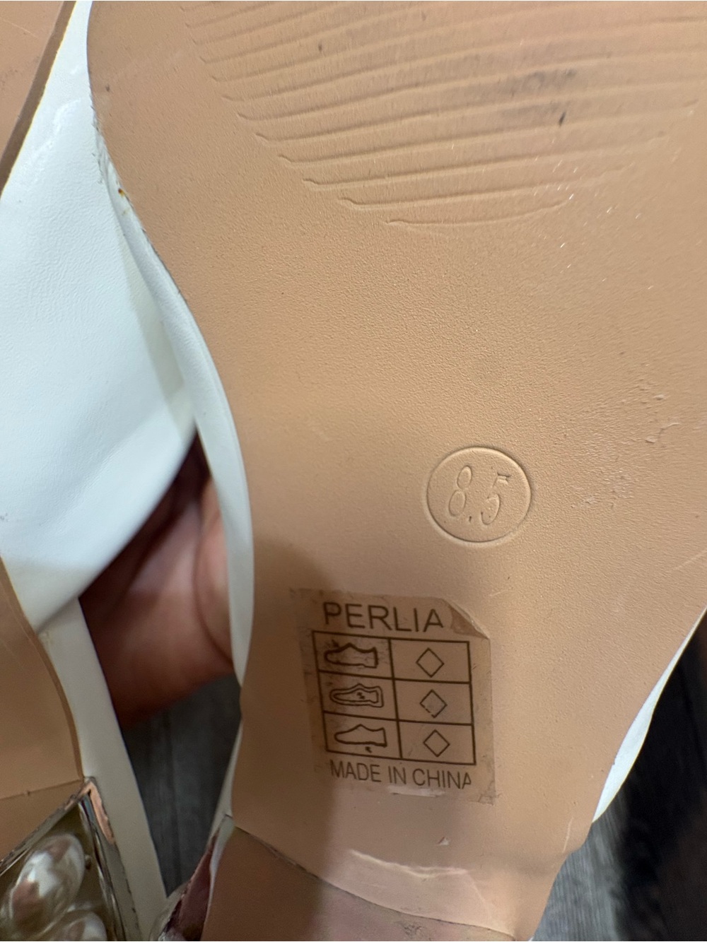 Lulus Pearl-Accented Pointed Toe Mules - White - Picture 7 of 11